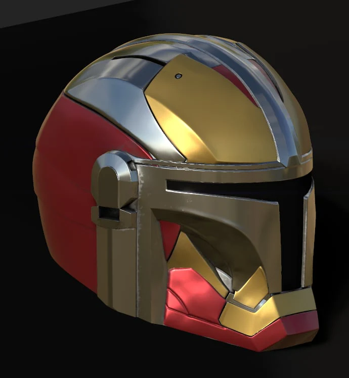 Mando Iron Man Helmet - Image 2