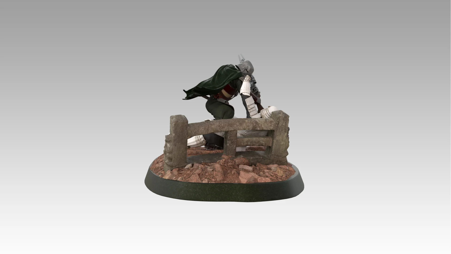 Mando Samurai Figure STL - Image 11