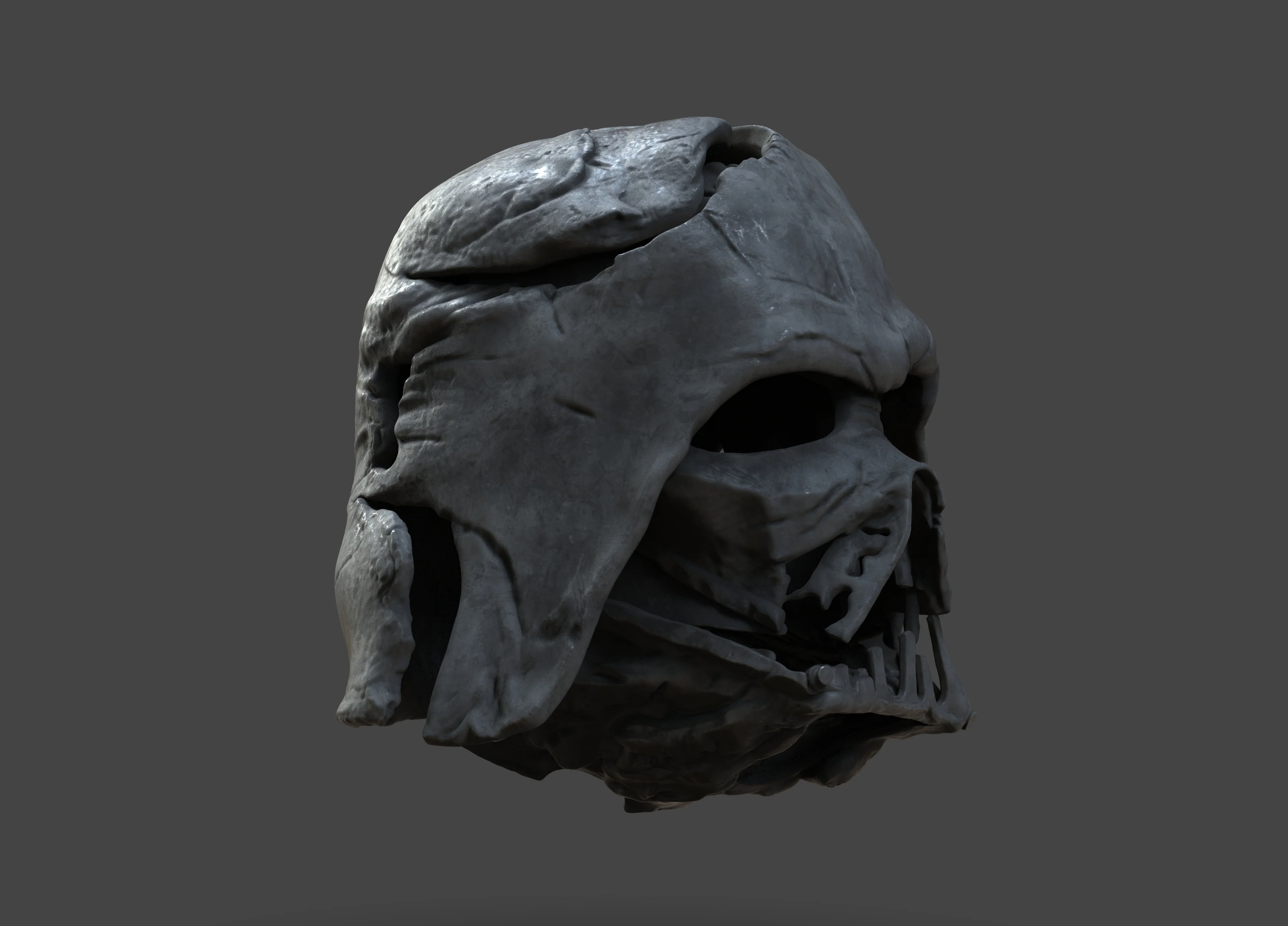 Melted Darth Vader Helmet Display - Image 2