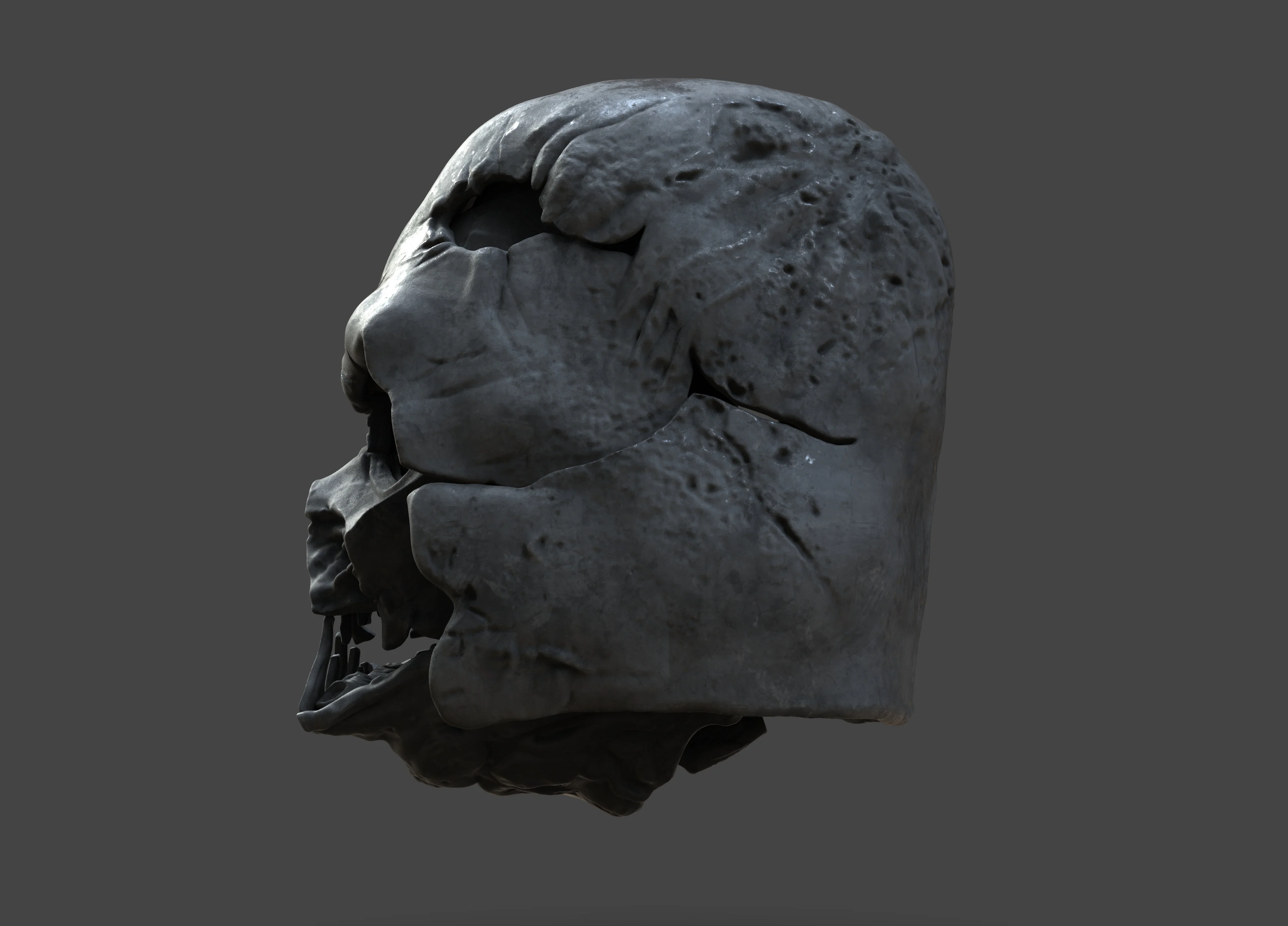 Melted Darth Vader Helmet Display - Image 5