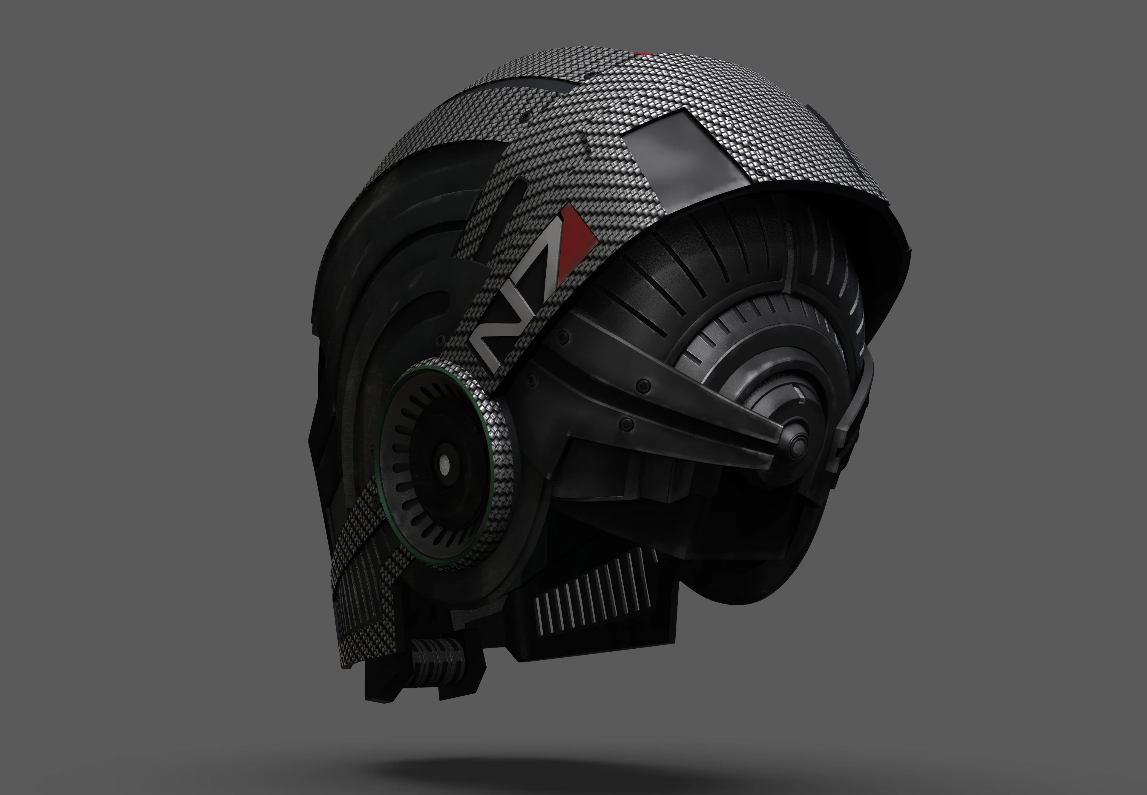 N7 Mass Effect Helmet STL - Image 5