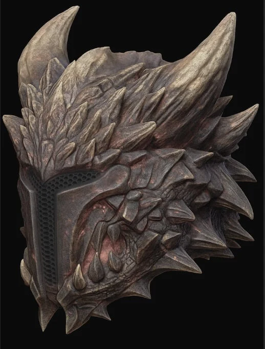 Nergigante Mandalorian Helmet - Image 2