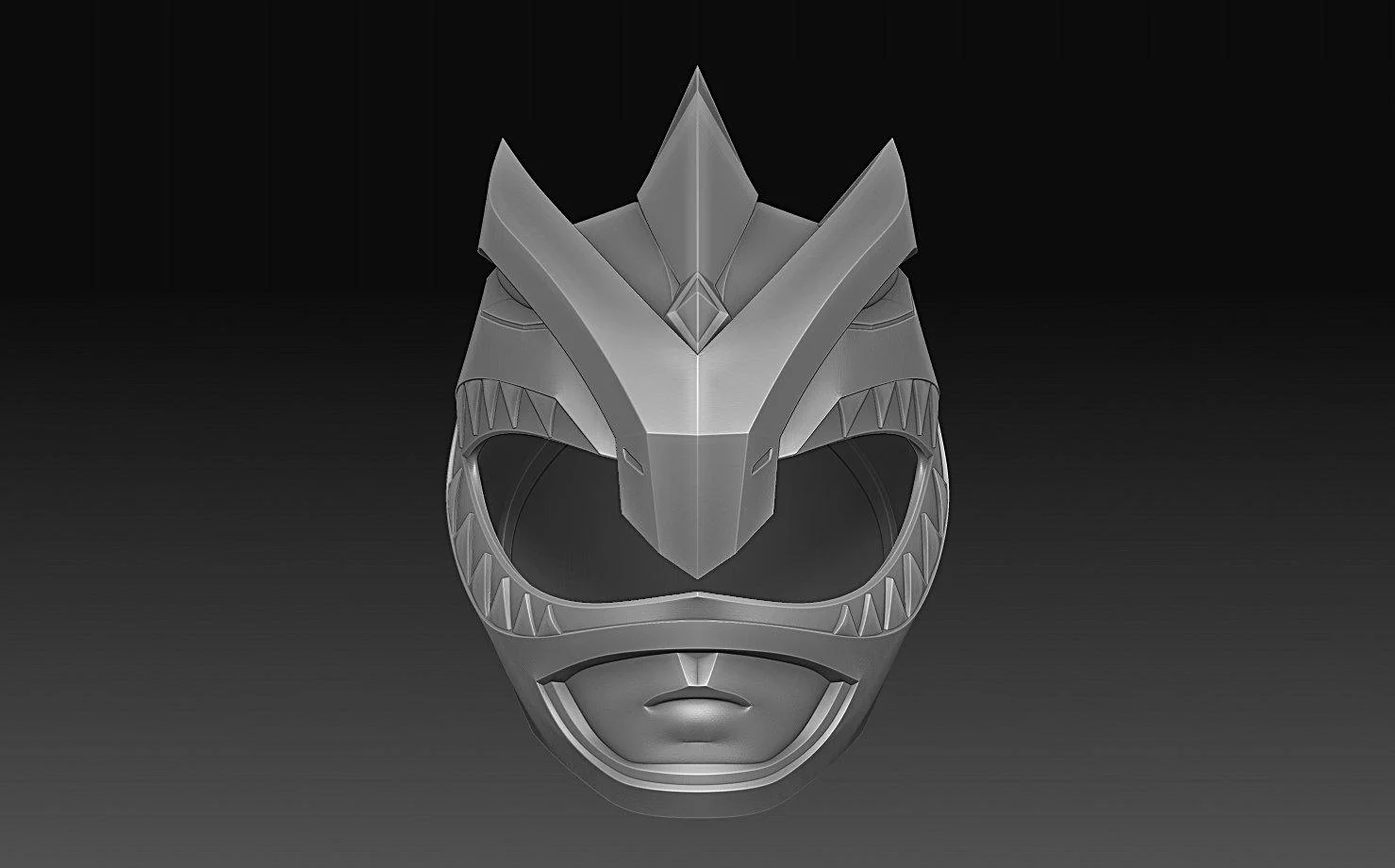 New Green Ranger Helmet STL - Image 8
