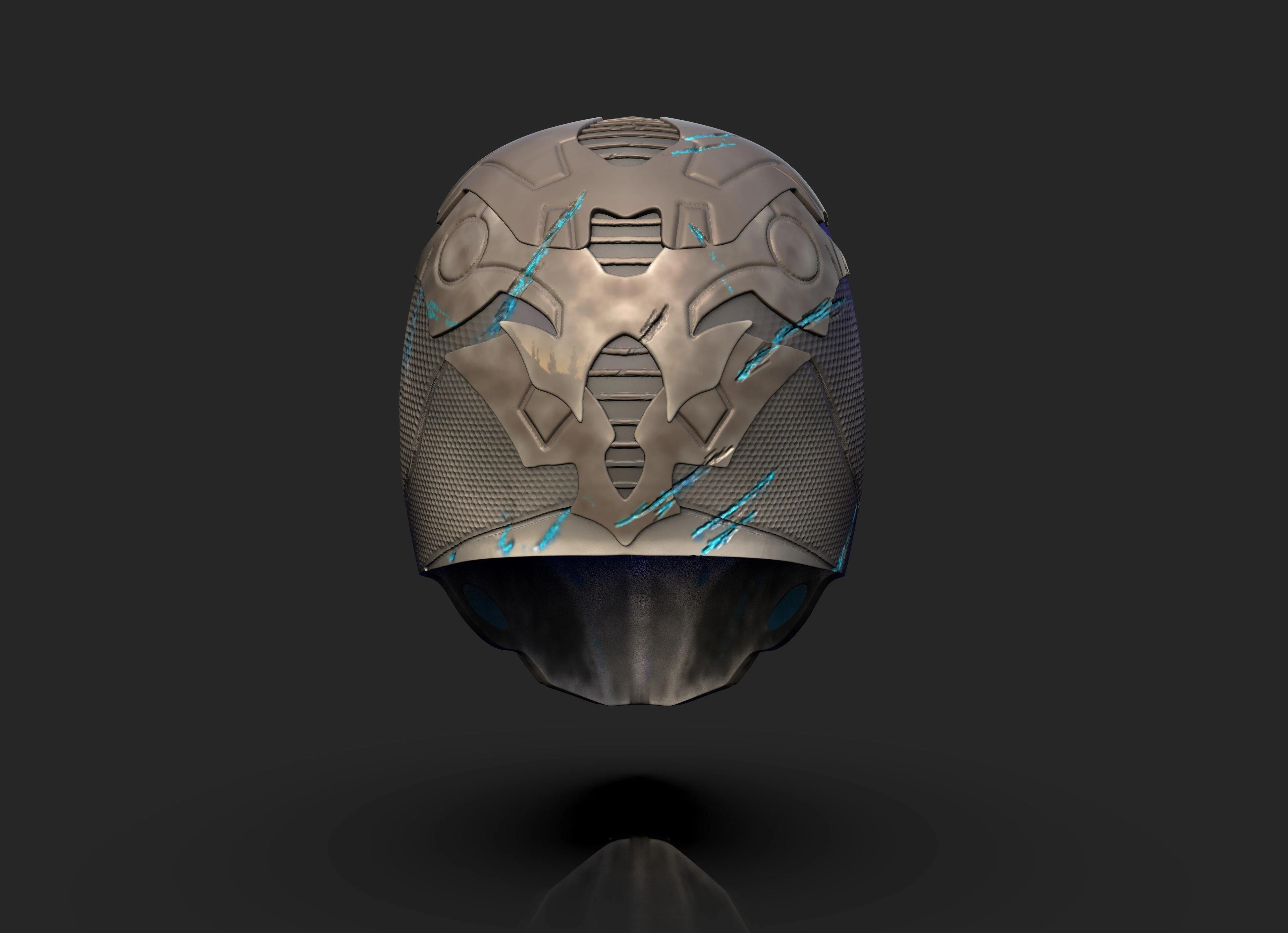 Outriders Trickster Chronosuit Helmet STL - Image 4