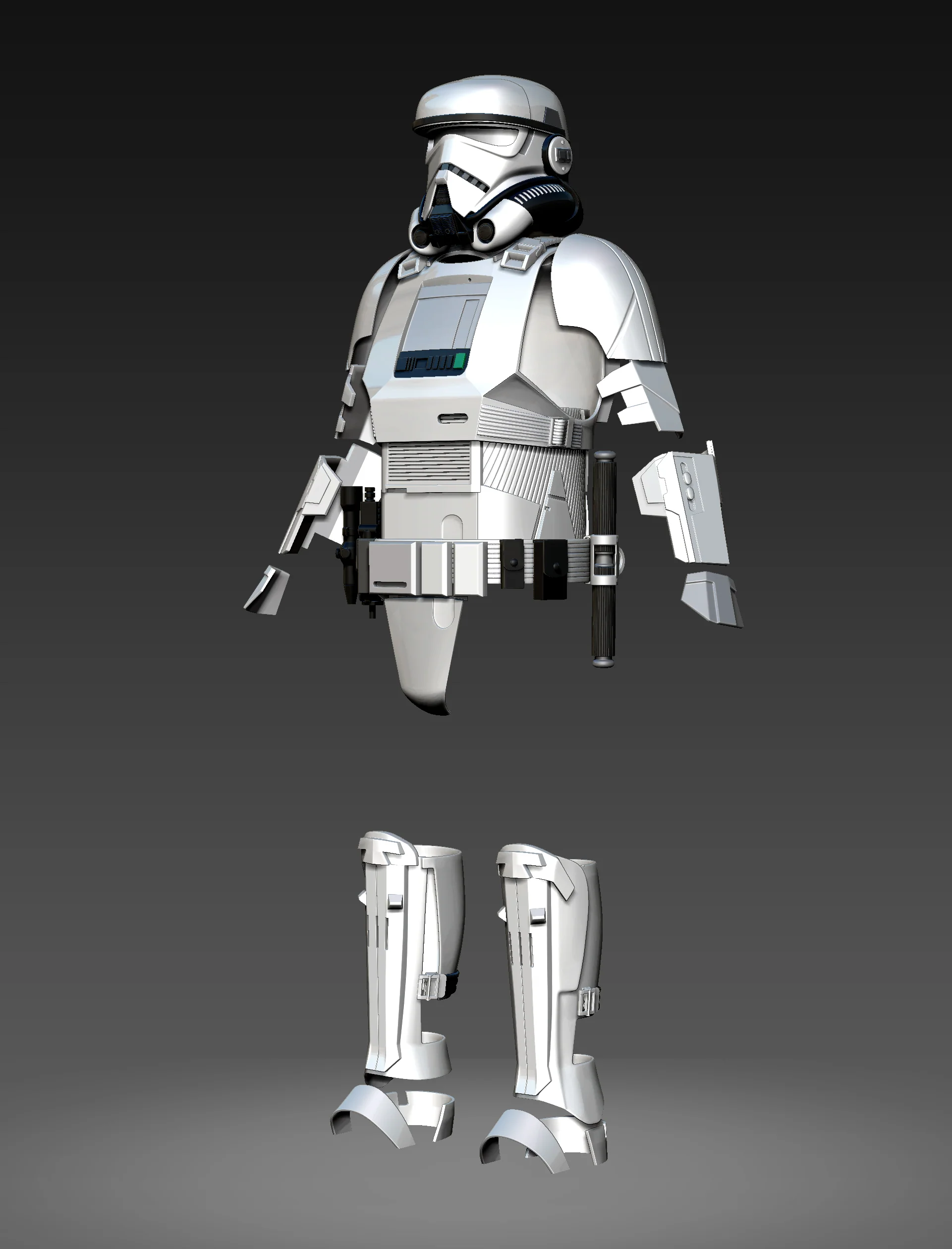 Patrol Trooper full Armor for Cosplay - Image 3