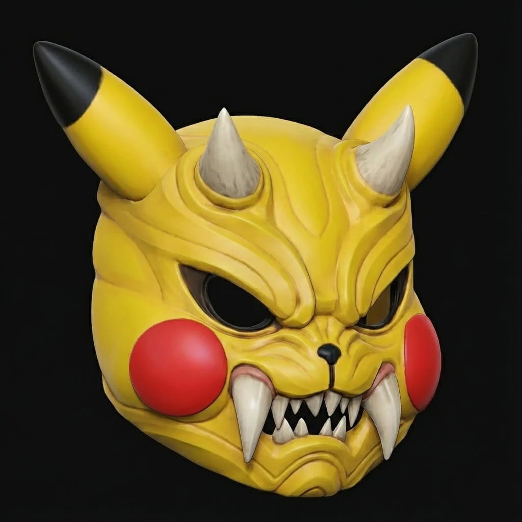 Pikachu Menpo Mask - Image 3