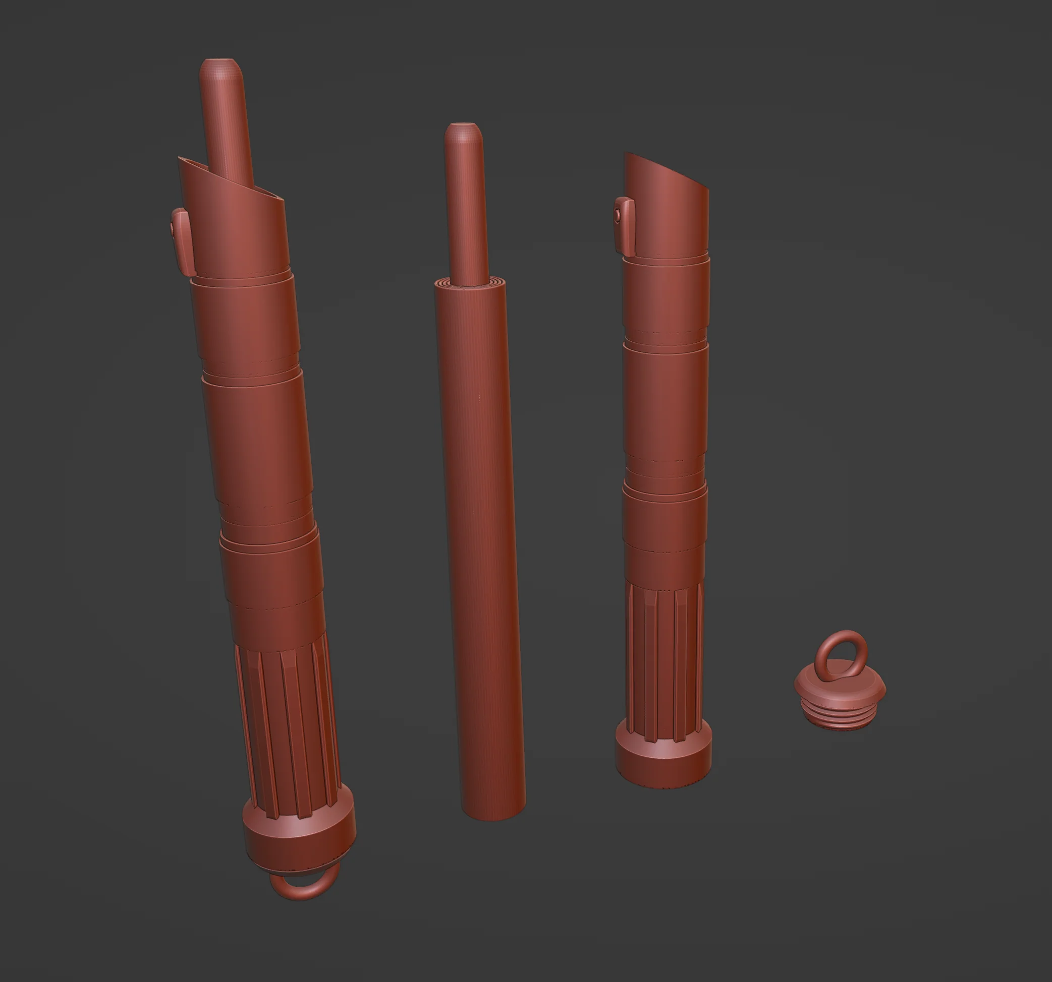 Print in Place Collapsing Jedi Lightsaber Concept 13 - Image 5