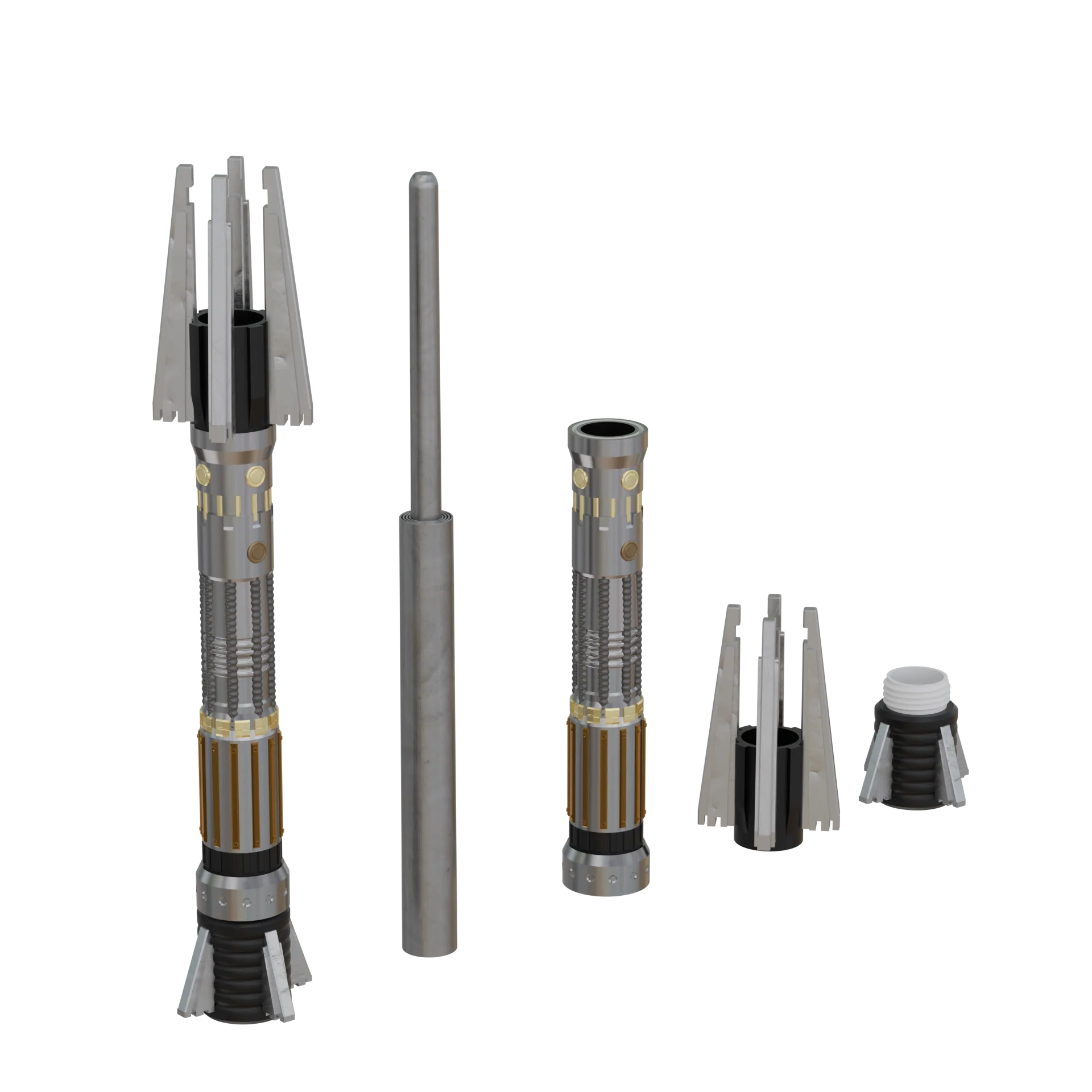 Print in Place Collapsing Jedi Lightsaber Concept 20 - Image 2