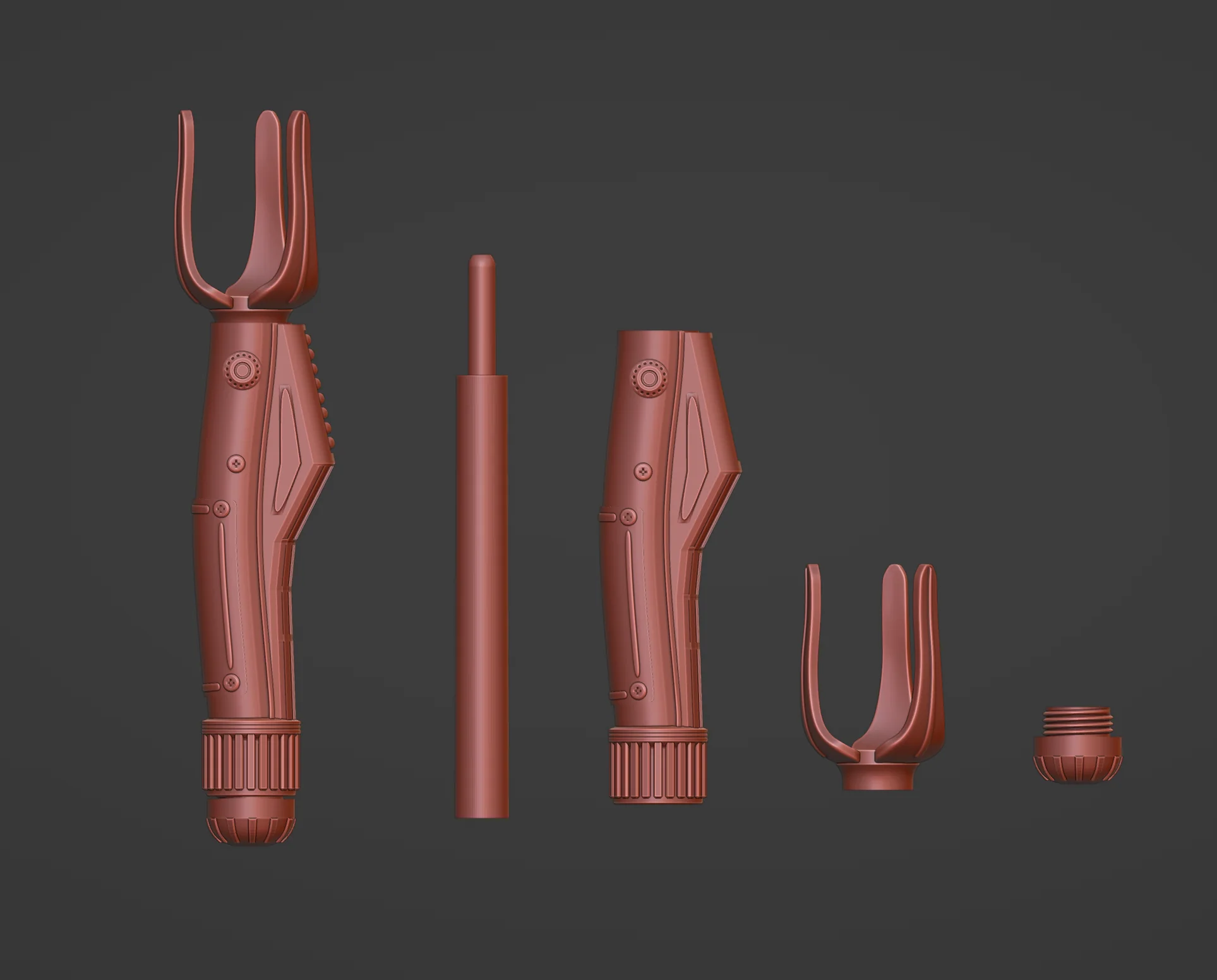 Print in Place Collapsing Jedi Lightsaber Concept 21 - Image 5