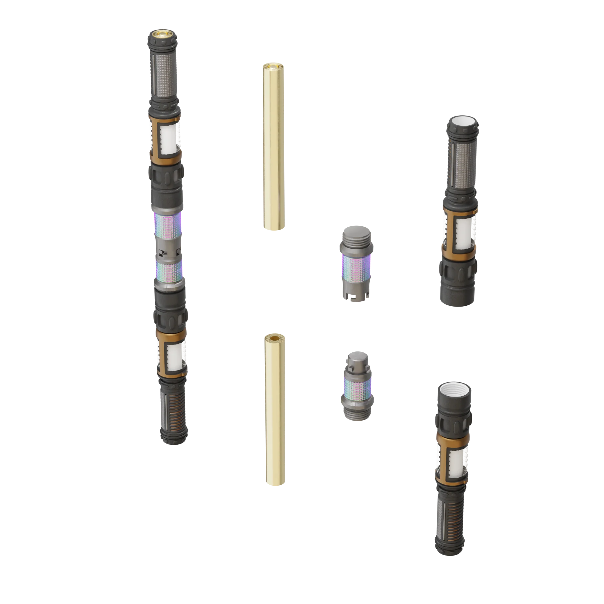 Print in Place Connecting Double Lightsaber 2 - Image 3