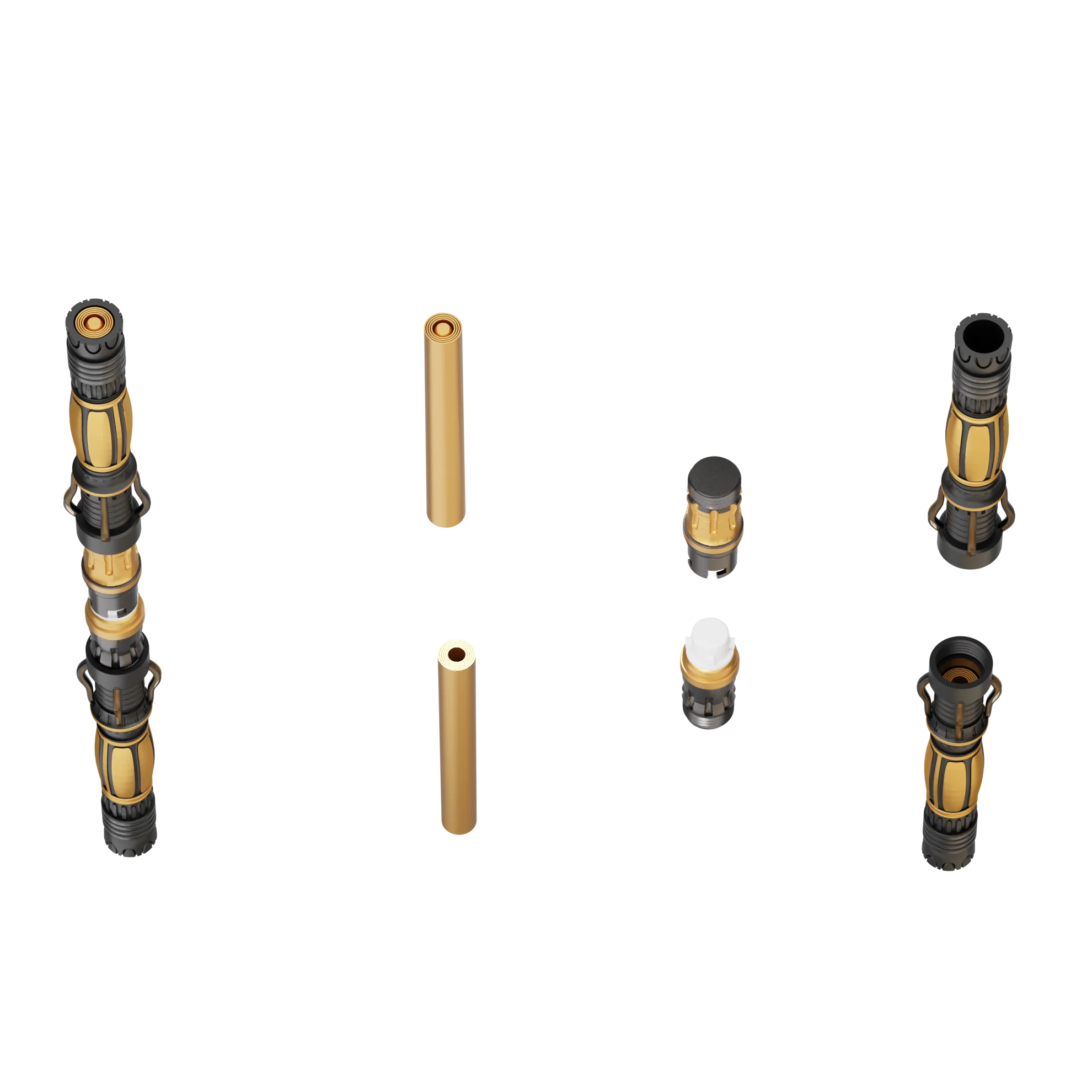 Print in Place Connecting Double Lightsaber Concept 4 - Image 4