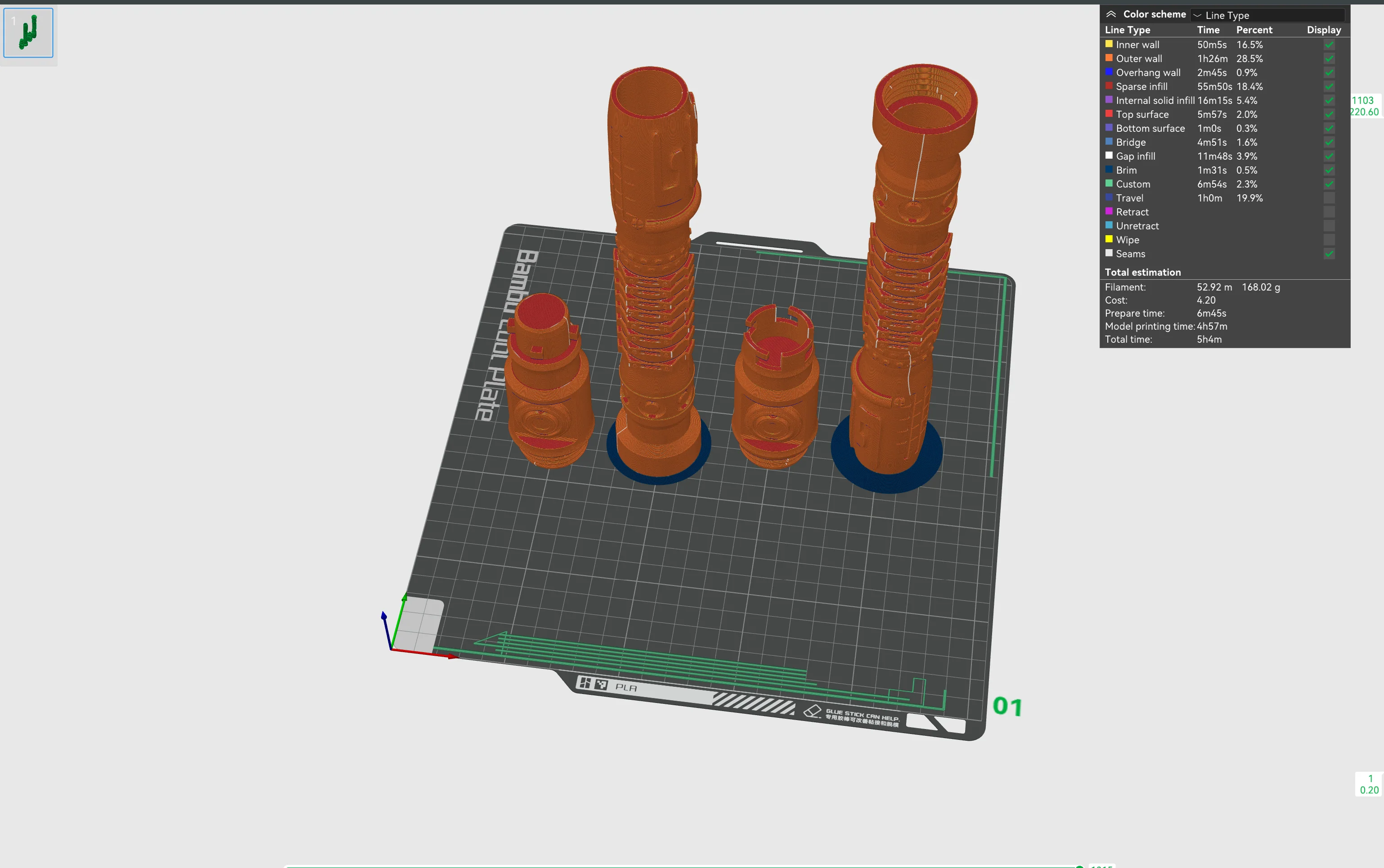 Print in Place Connecting Double Lightsaber Concept 7 - Image 6