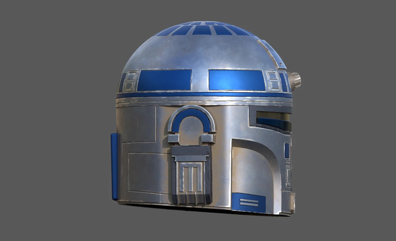 R2 D2 Mando Helmet - Image 2