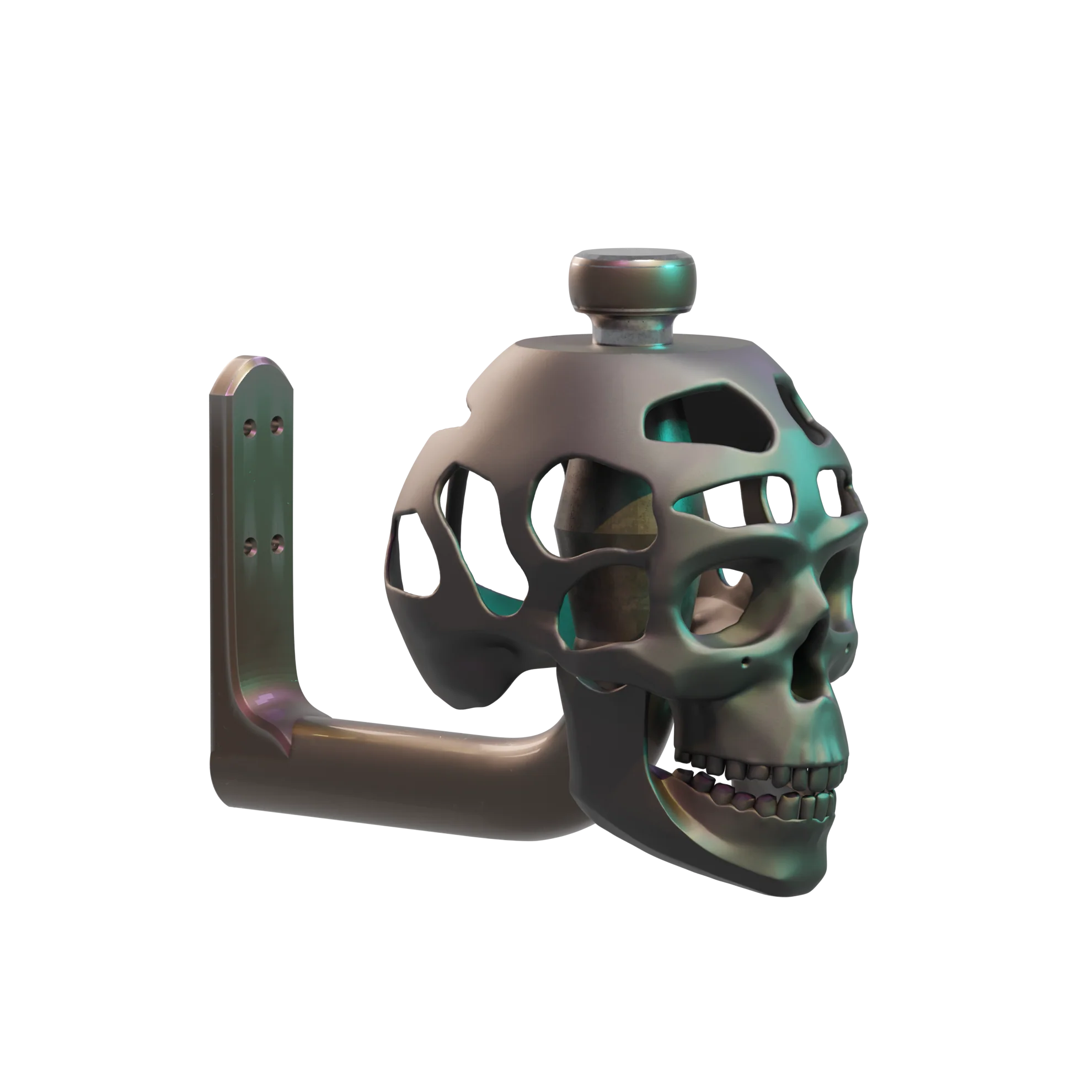 Skull Helmet Display Wall Version