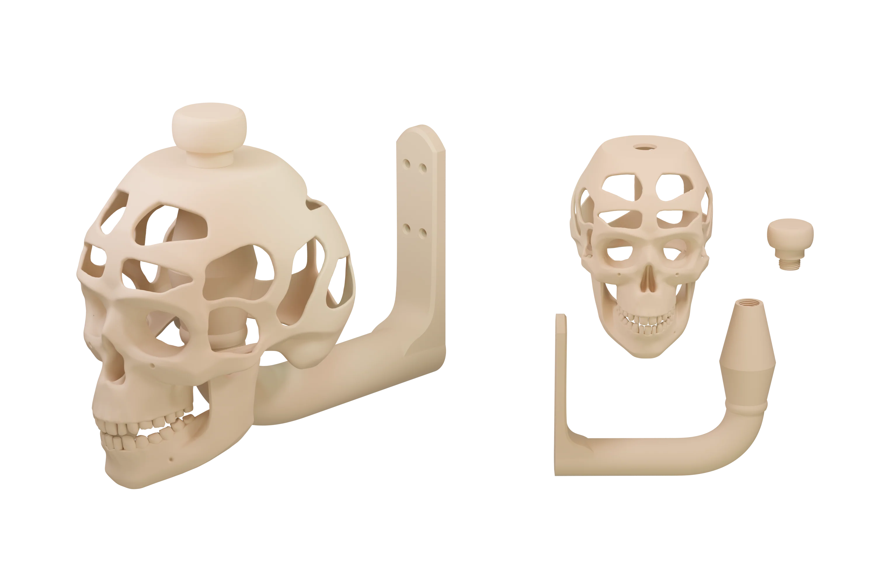 Skull Helmet Display Wall Version - Image 7