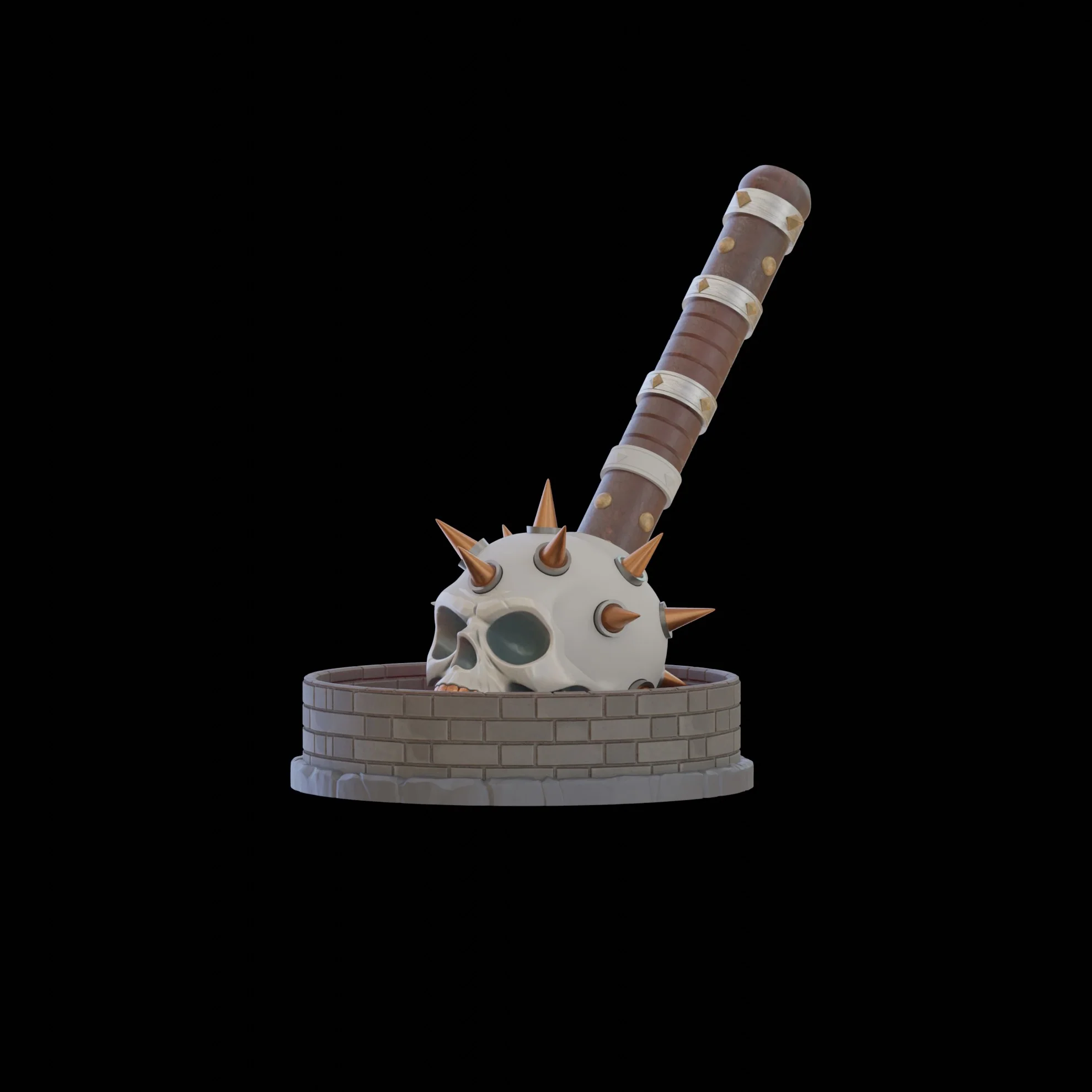 Skull Mace Dice Tower - Image 3