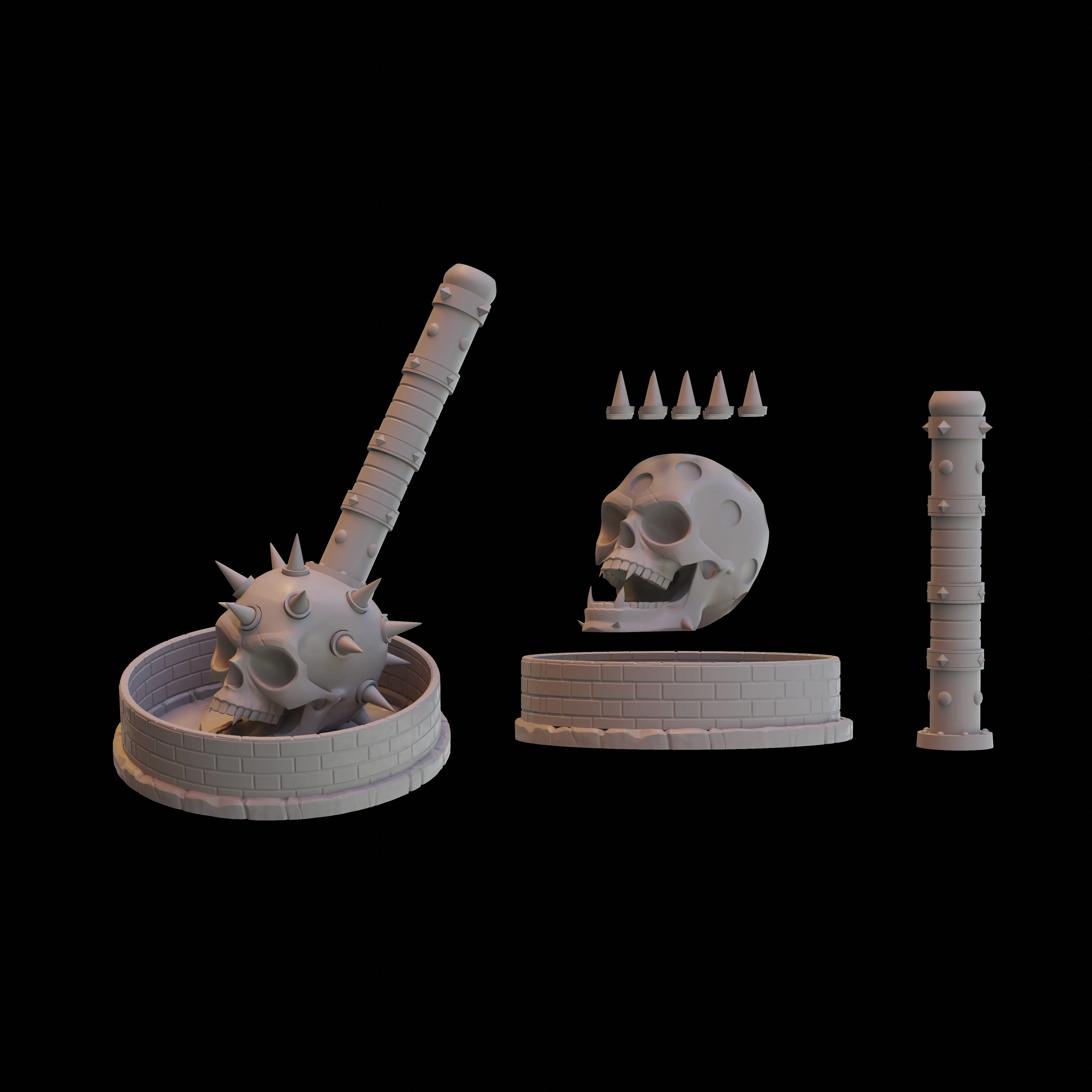Skull Mace Dice Tower - Image 7