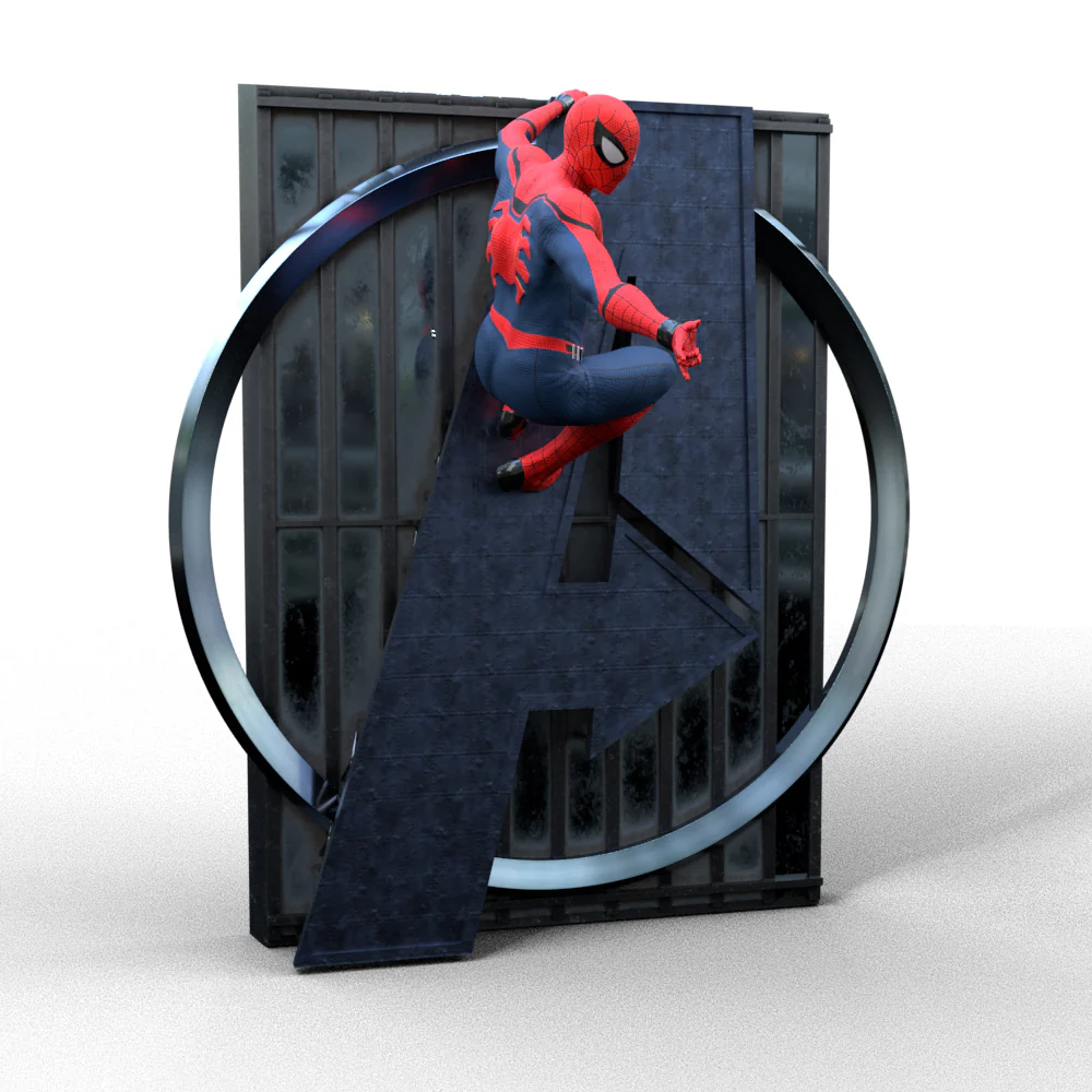 SpiderMan Wall Figure - Image 9