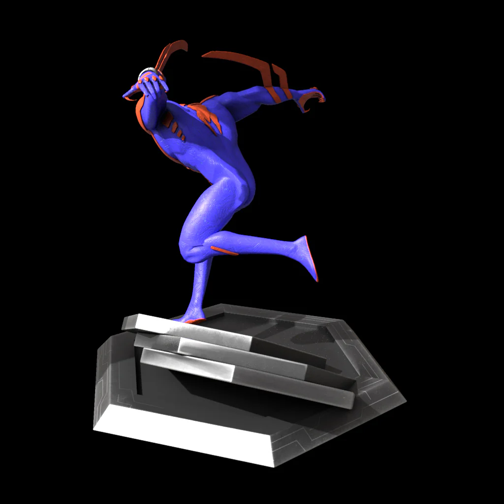 Spiderverse Spiderman 2099 Statue - Image 4