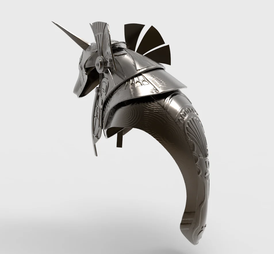 Star Gate Anubis Helmet STL - Image 10