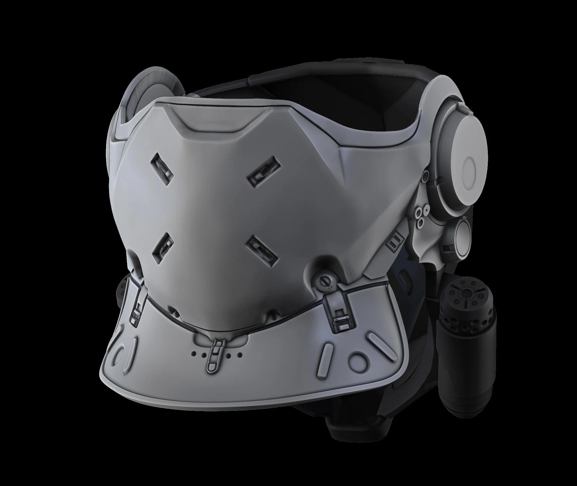 StarLord Helmet STL- Guardians Game - Image 4