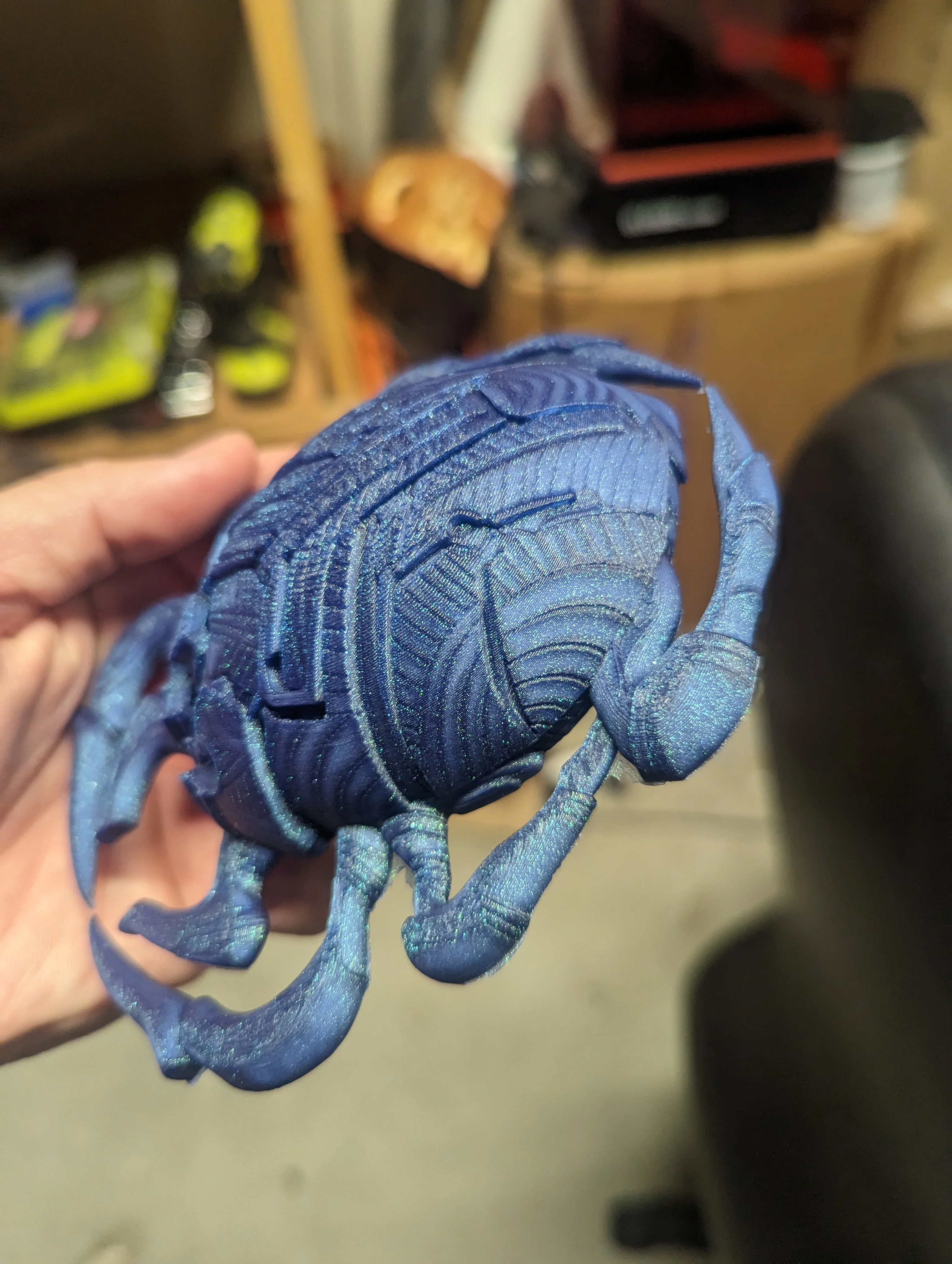 Static Blue Beetle Scarab - Image 6