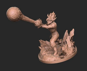 Super Saiyan Goku Kamehameha - Image 4