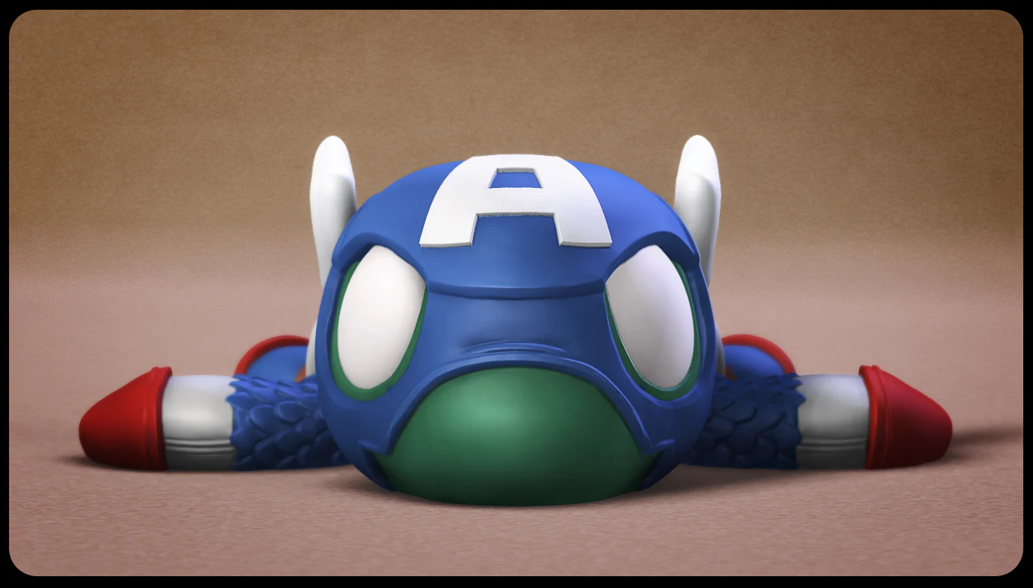 Super Turtle Captain America - Image 3