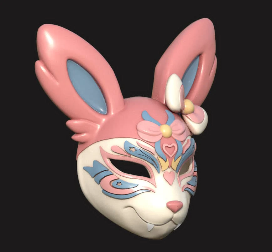 Sylveon Kitsune Mask - Image 3