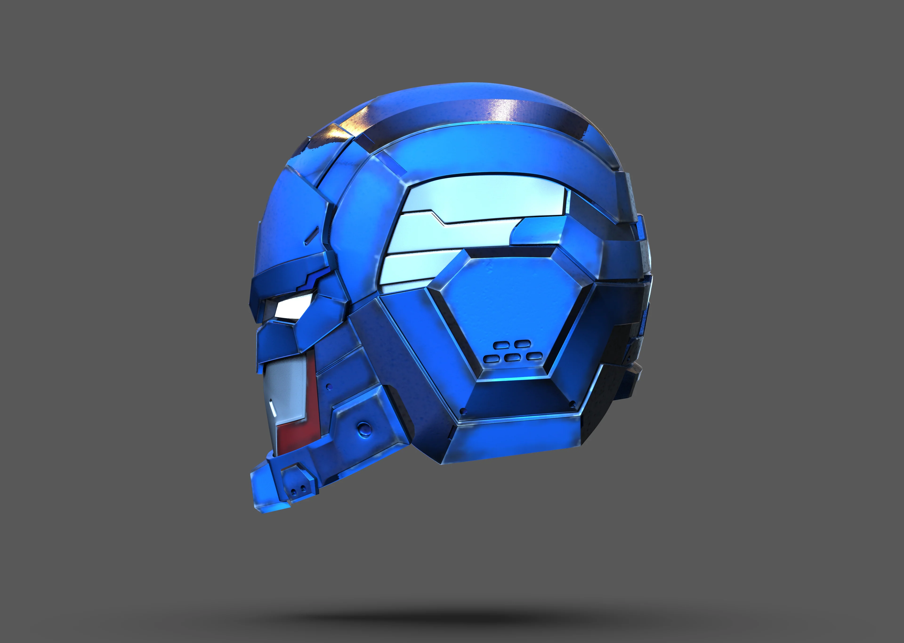 TechOn Avengers Captain America Helmet STL - Image 3