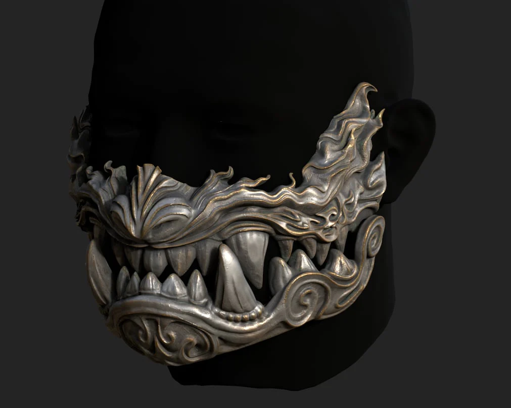 Tiger Mempo Mask - Image 2