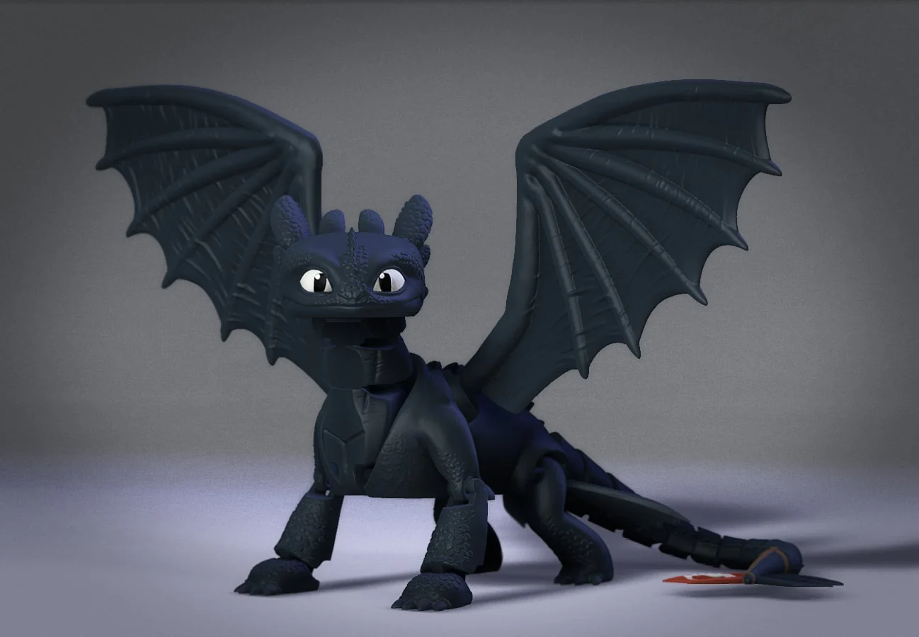 Toothless Dragon Remake - Image 2