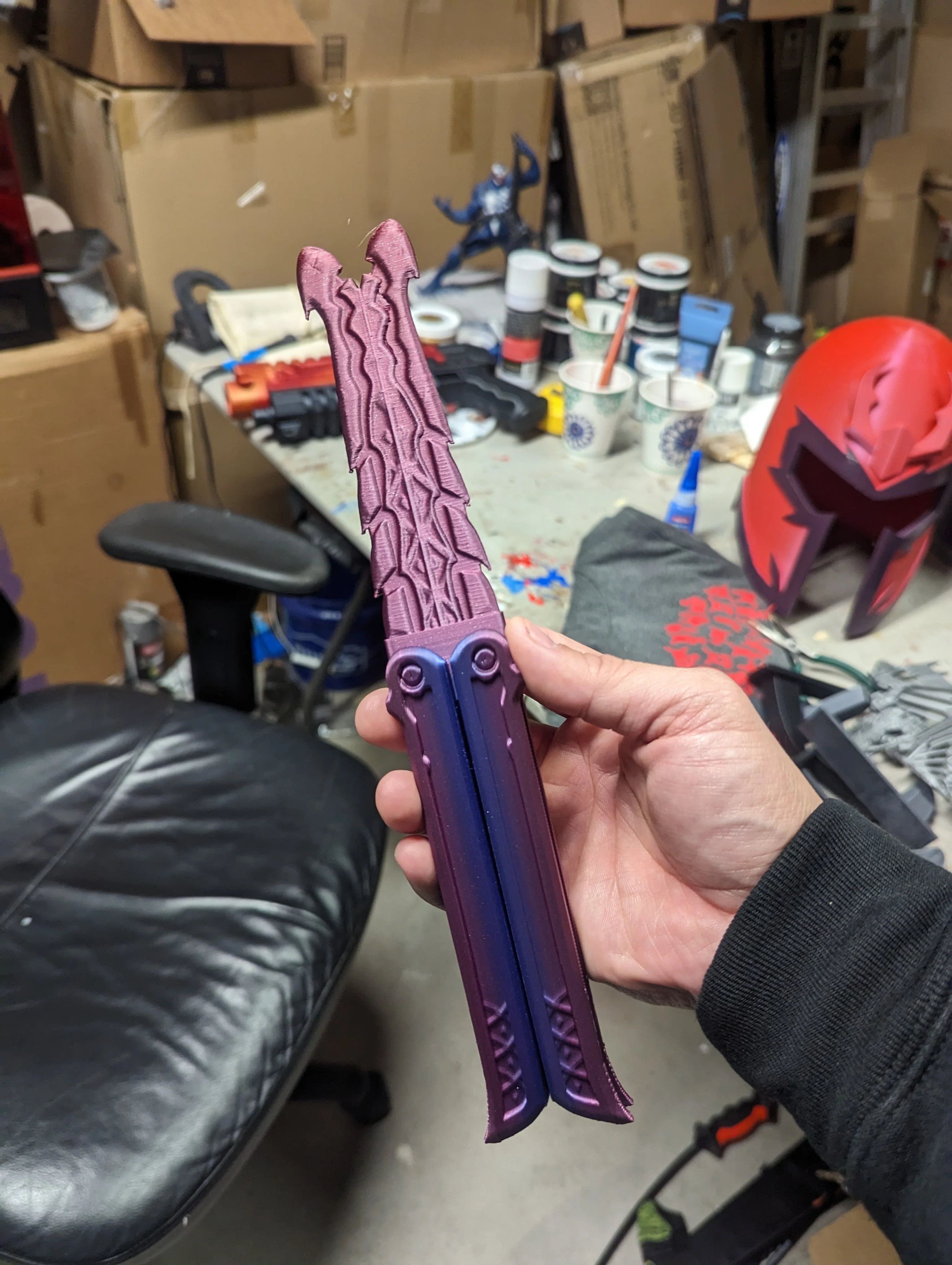 Tribal Balisong Butterfly Knife - Image 2