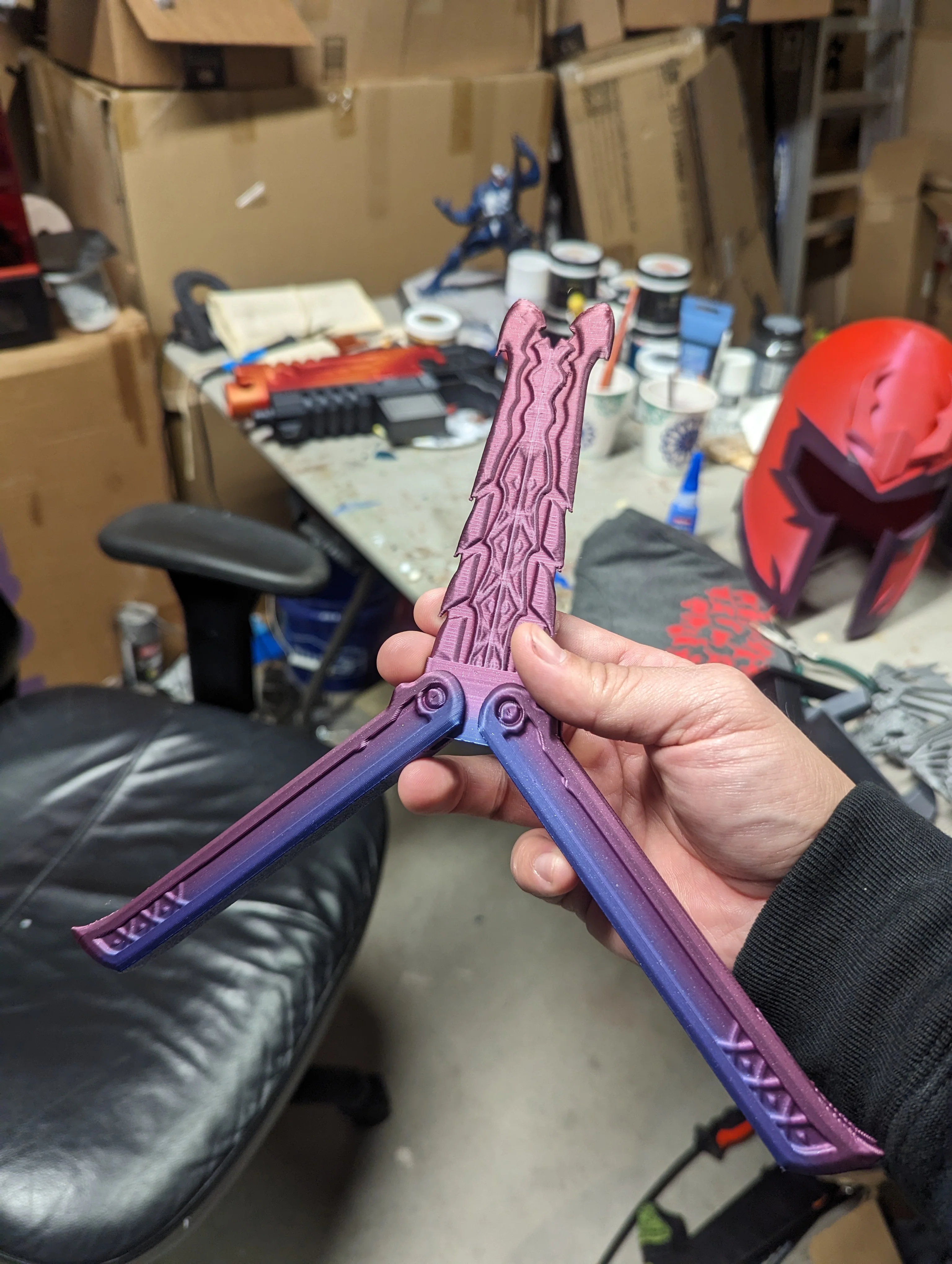 Tribal Balisong Butterfly Knife - Image 3