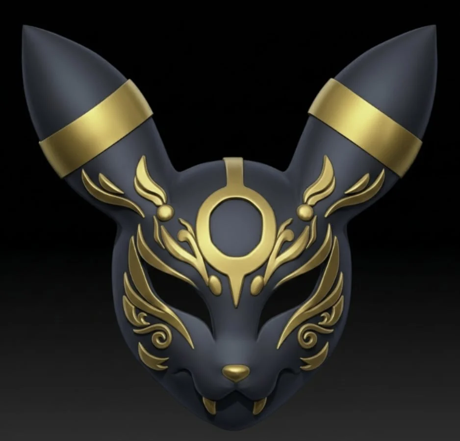 Umbreon Kitsune Mask