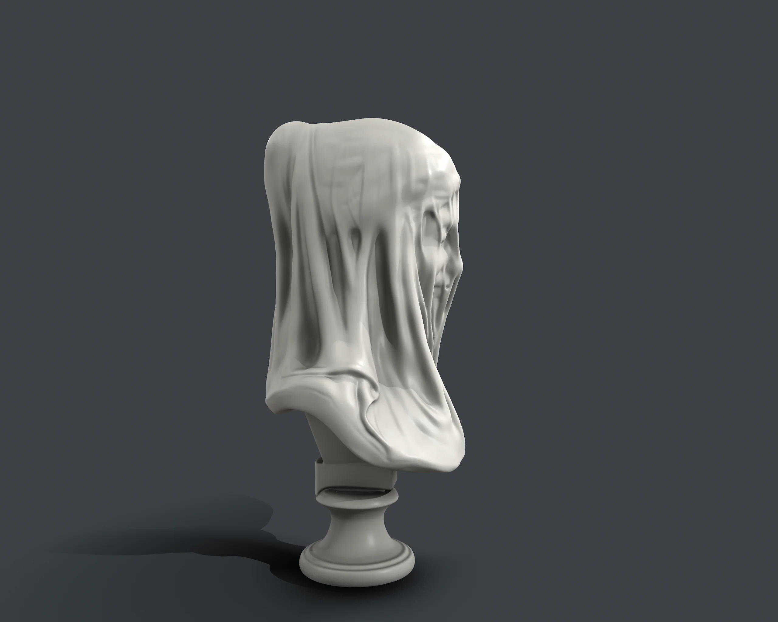 Veiled Virgin Sculpture - Image 3