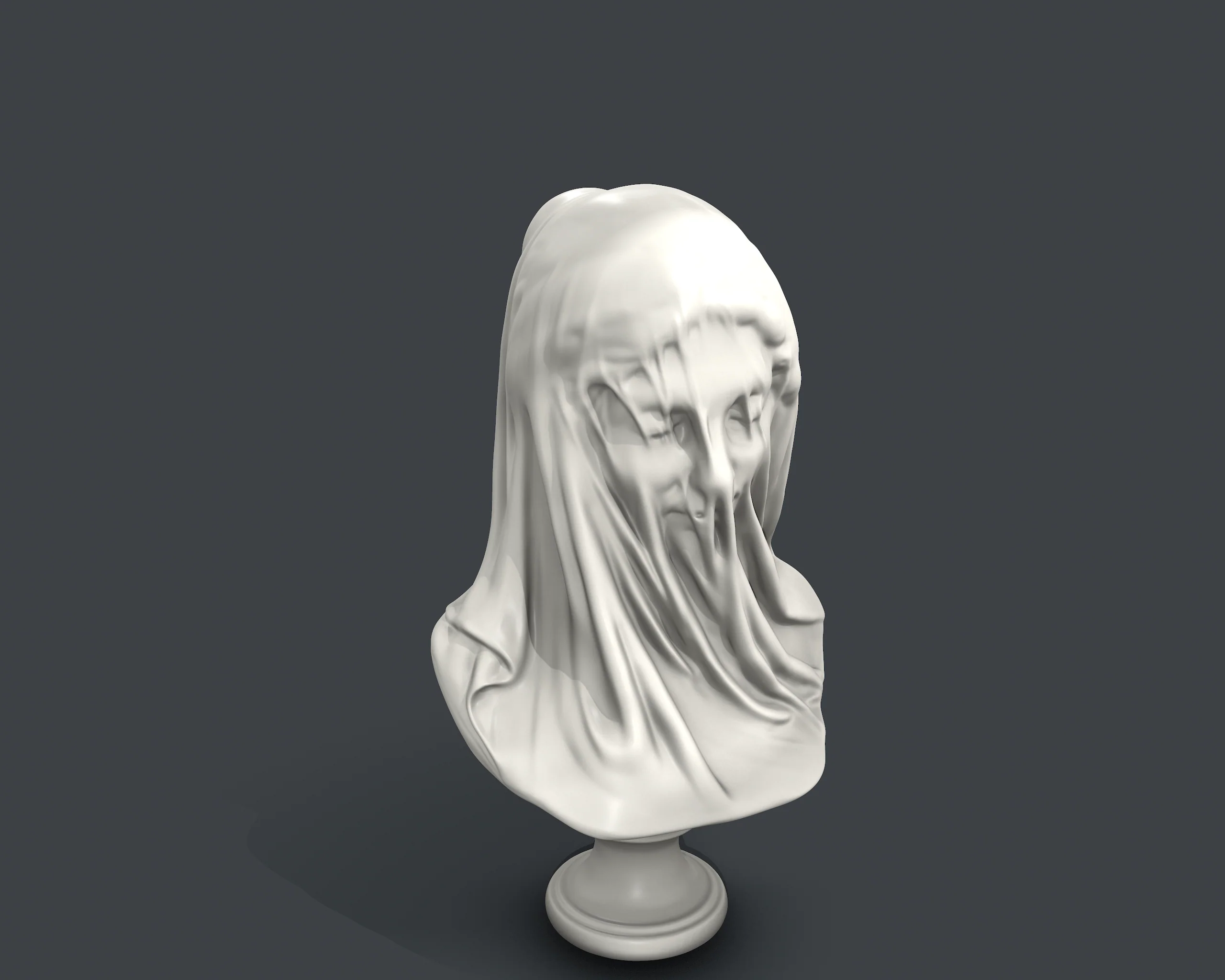 Veiled Virgin Sculpture - Image 4