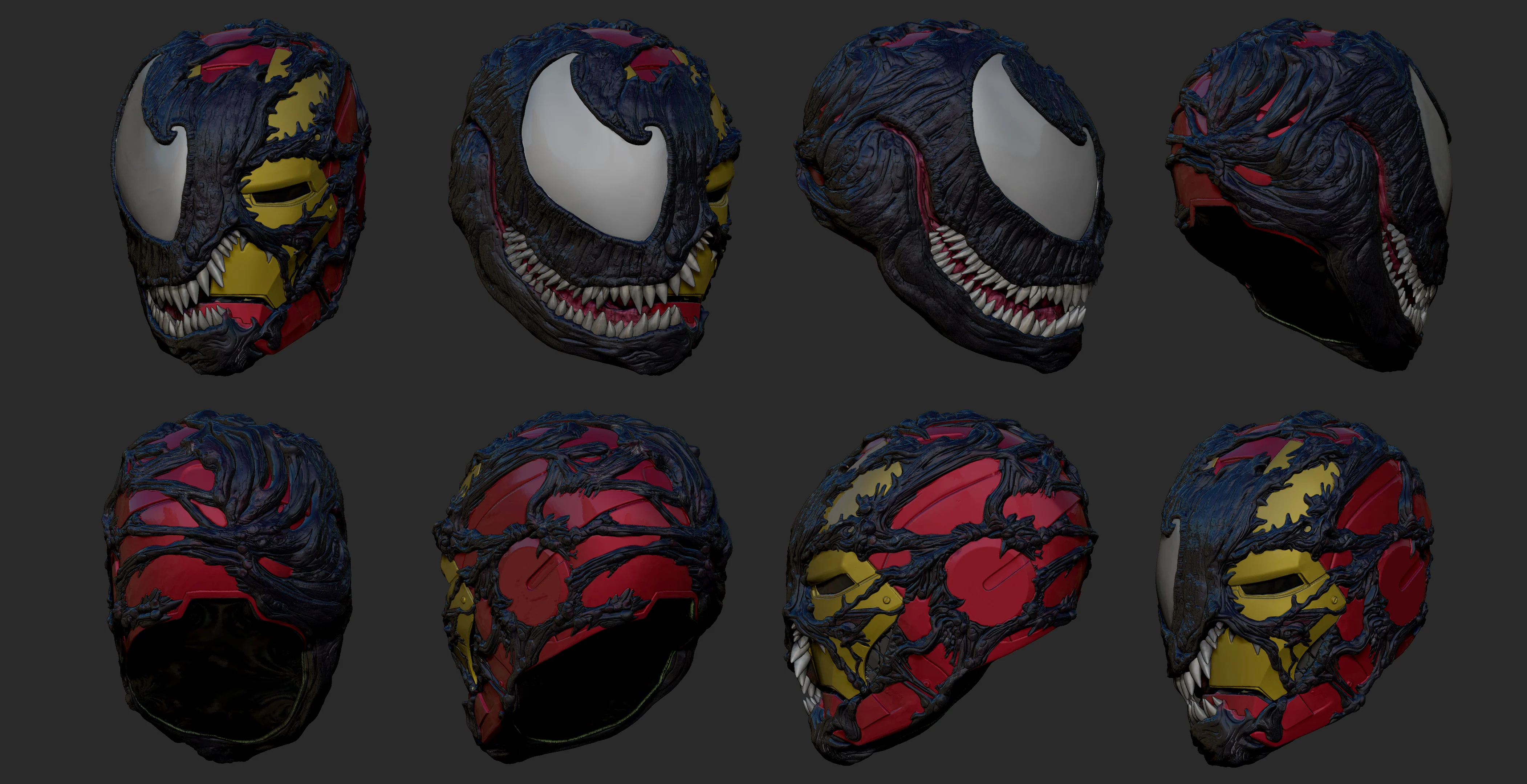 Venomized Iron Man STL - Image 6