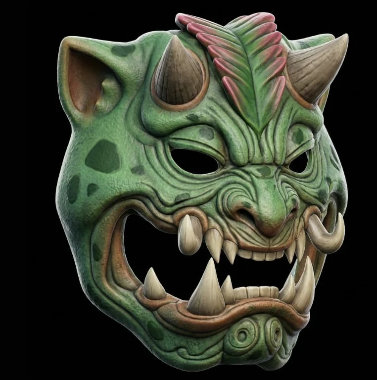 Venusaur Menpo Mask - Image 3
