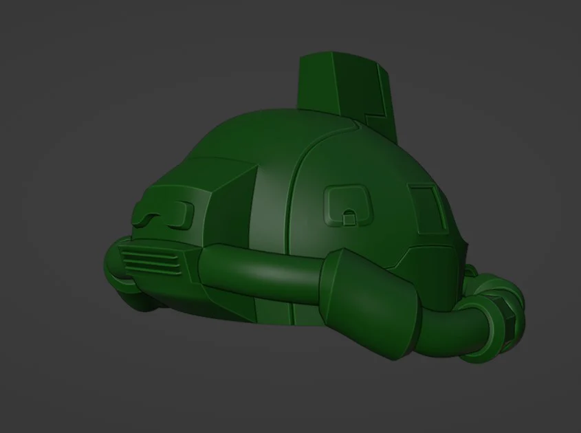 Zaku Helmet STL - Image 5